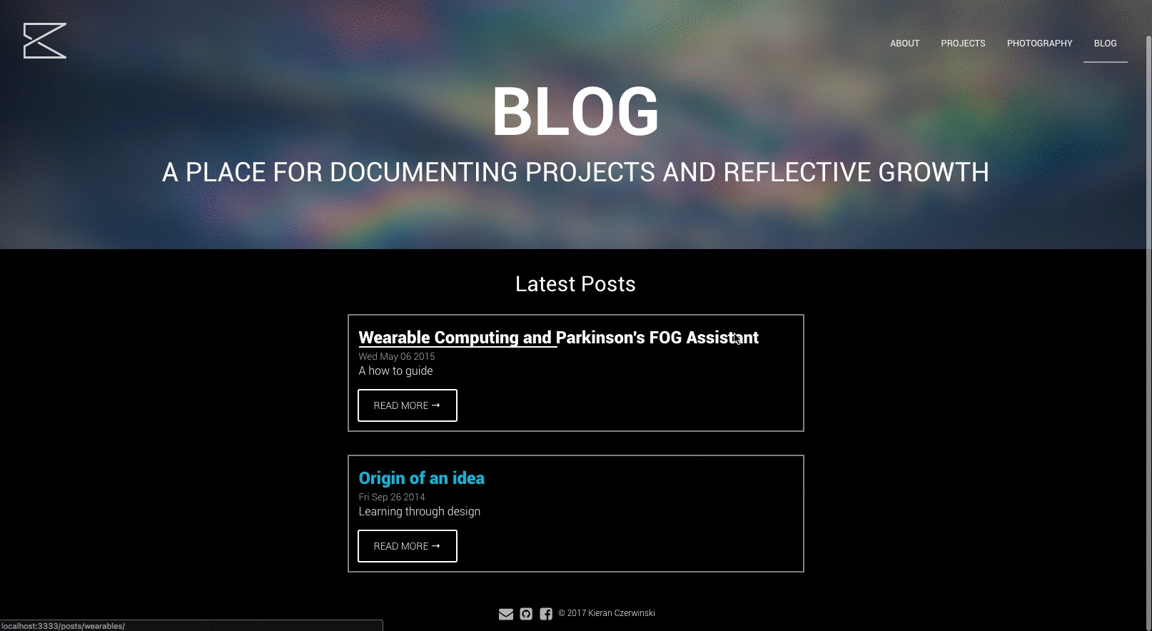 Portfolio and Blog